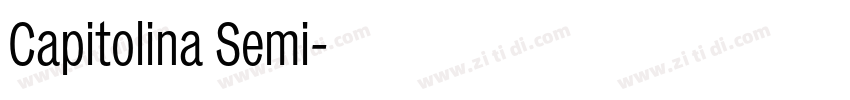 Capitolina Semi字体转换